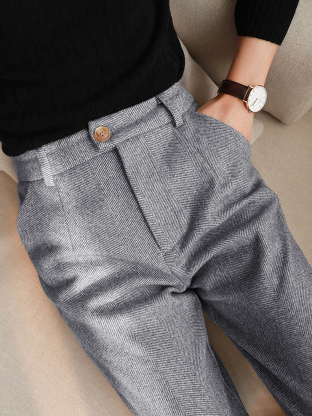 Lennart | Stylish Chevron Pants