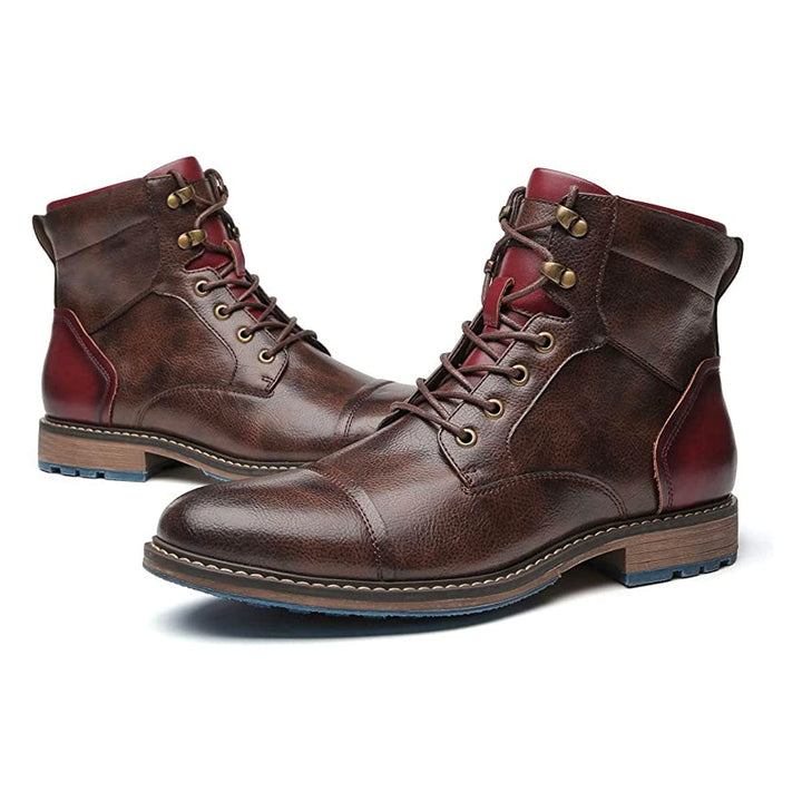 Lukas |Classic leather Oxford boots for men