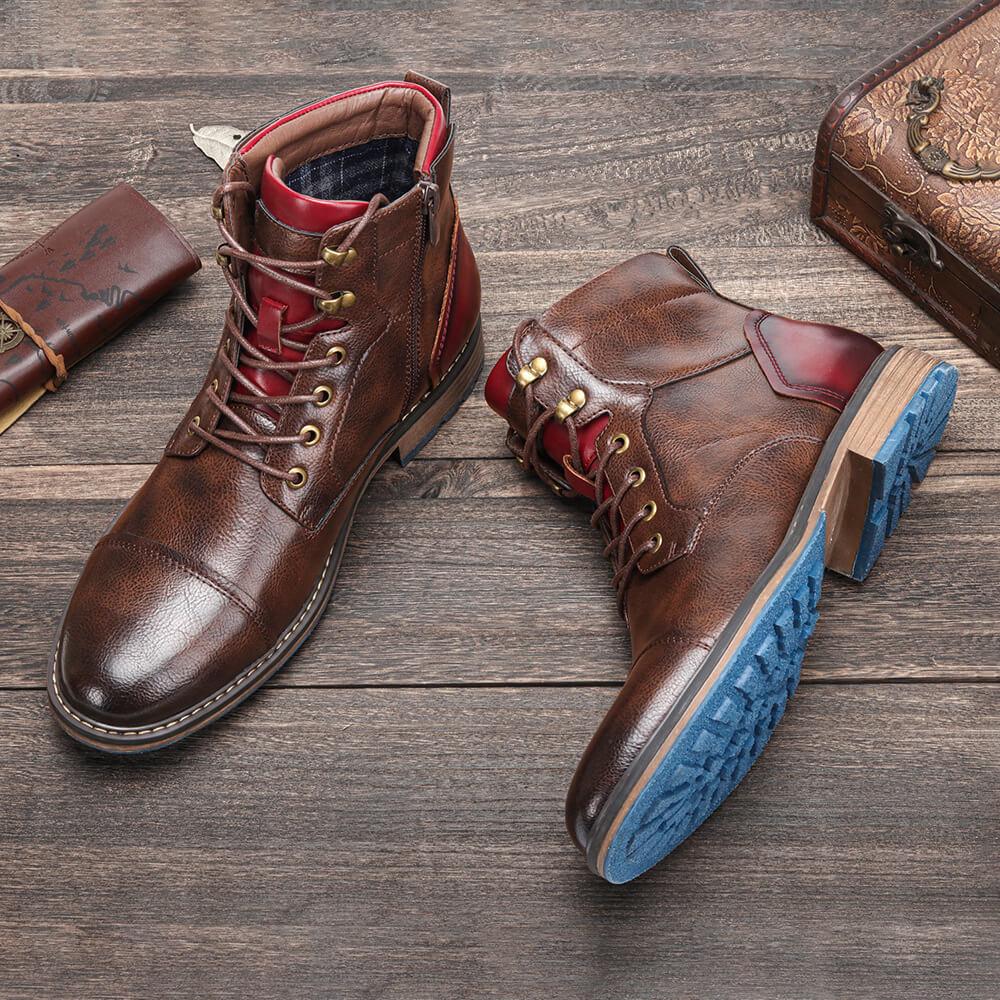 Lukas |Classic leather Oxford boots for men