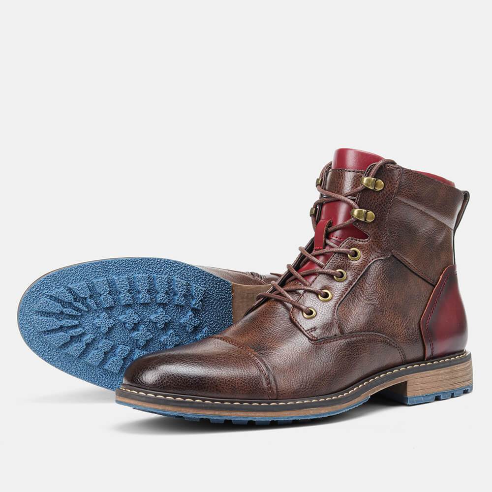 Lukas |Classic leather Oxford boots for men